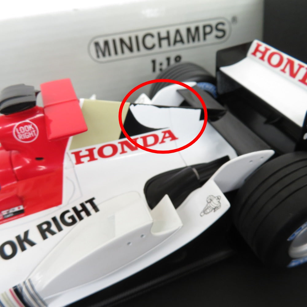 1/18 B.A.R HONDA 006 T.SATO MINICHAMPS ミニチャンプス 模型