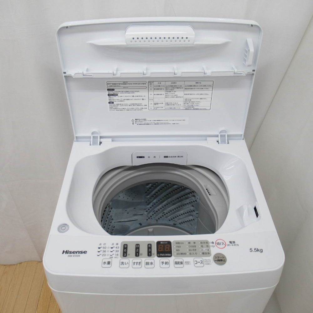 Hisense 電気洗濯機 HW-E5504 2022年製 - 生活家電