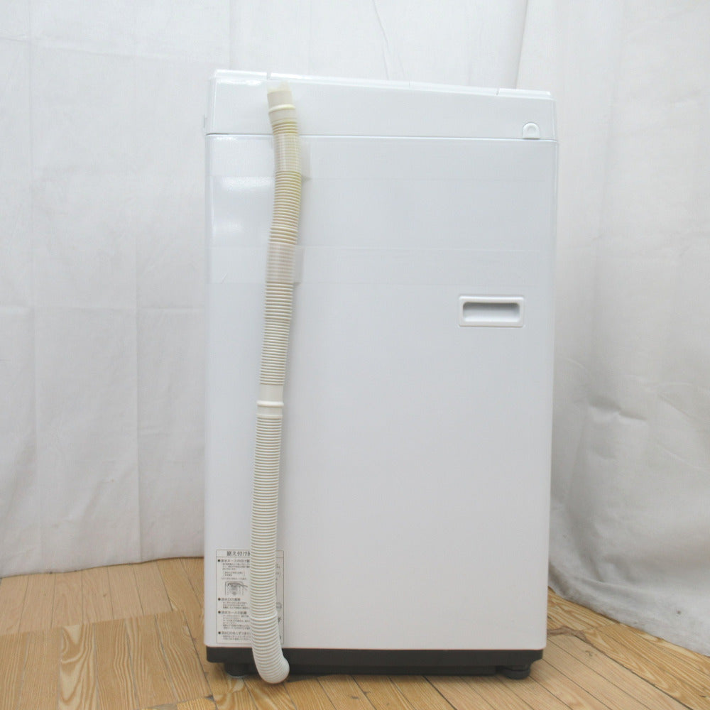 TOSHIBA 東芝 全自動洗濯機 4.5kg AW-45M7 2018年製 ピュアホワイト 簡易乾燥機能付 一人暮らし 洗浄・除菌済み