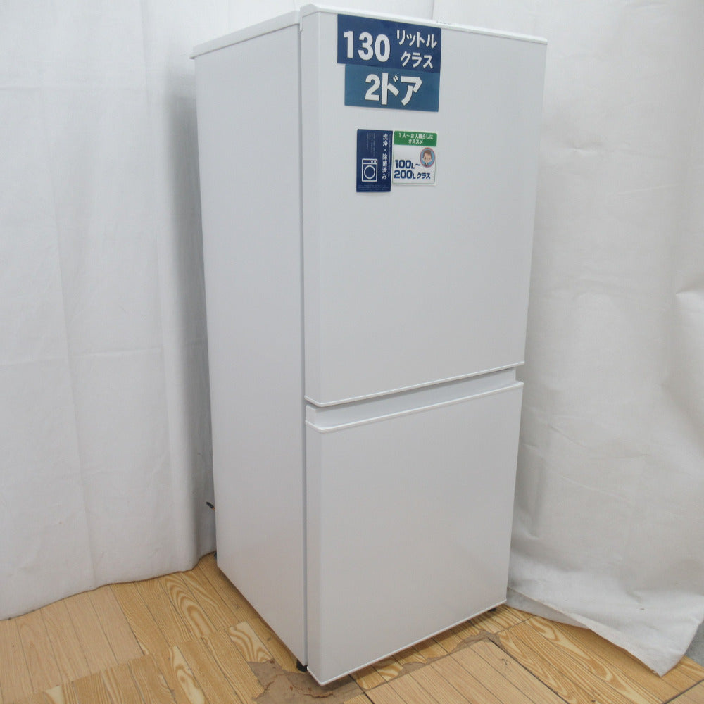 AQUA アクア 冷蔵庫 126L 2ドア AQR-13E8 ホワイト 2022年製 