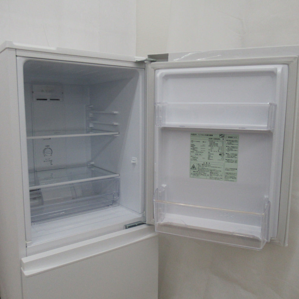 AQUA アクア 冷蔵庫 126L 2ドア AQR-13E8 ホワイト 2022年製