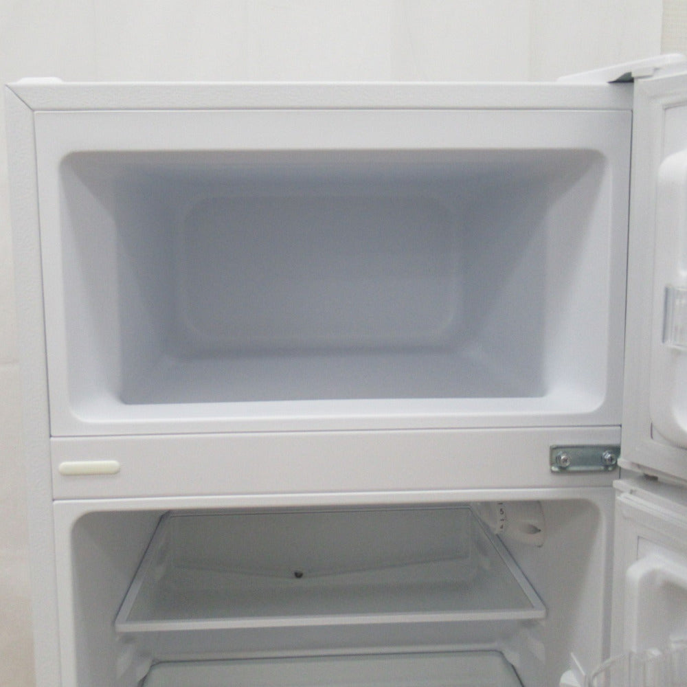 maxzen マクスゼン 冷蔵庫 87L 2ドア JR087ML01WH ホワイト 2021年製 