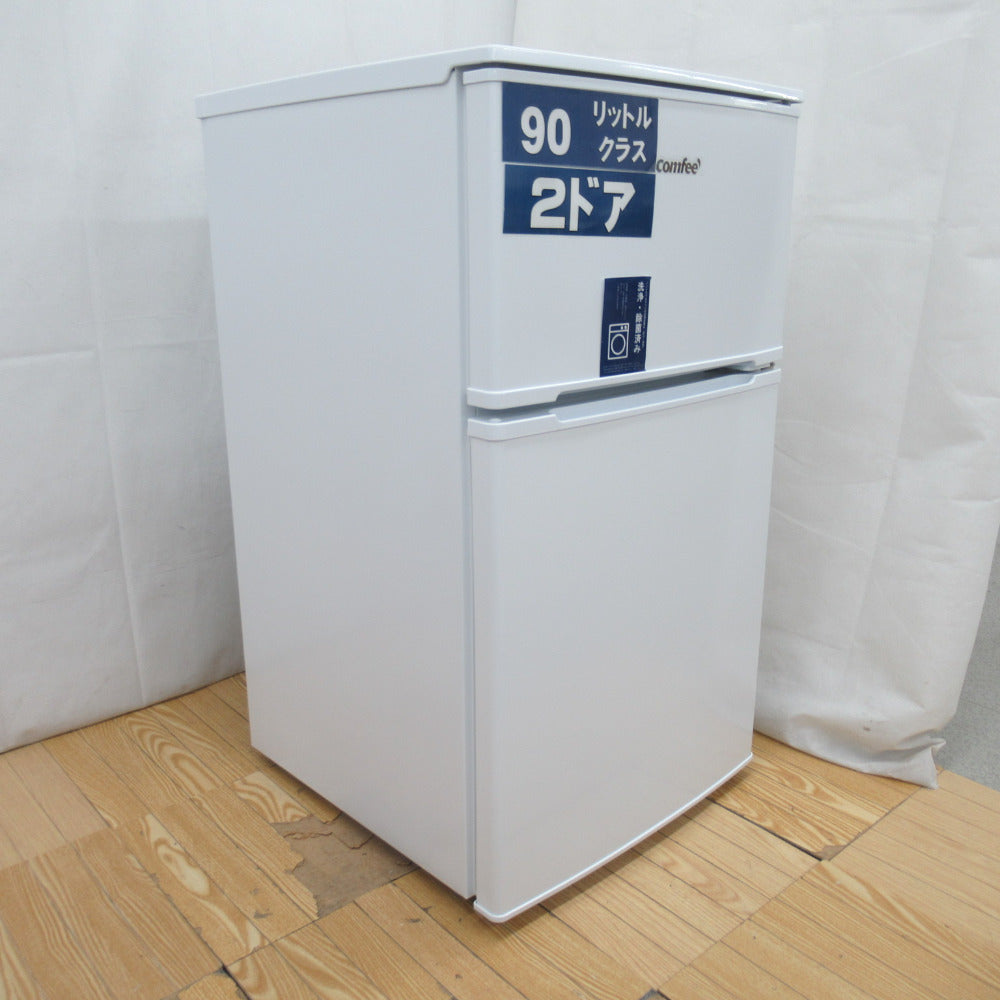 COMFEE' 単身用冷蔵庫 90L RCT90WH/E - キッチン家電