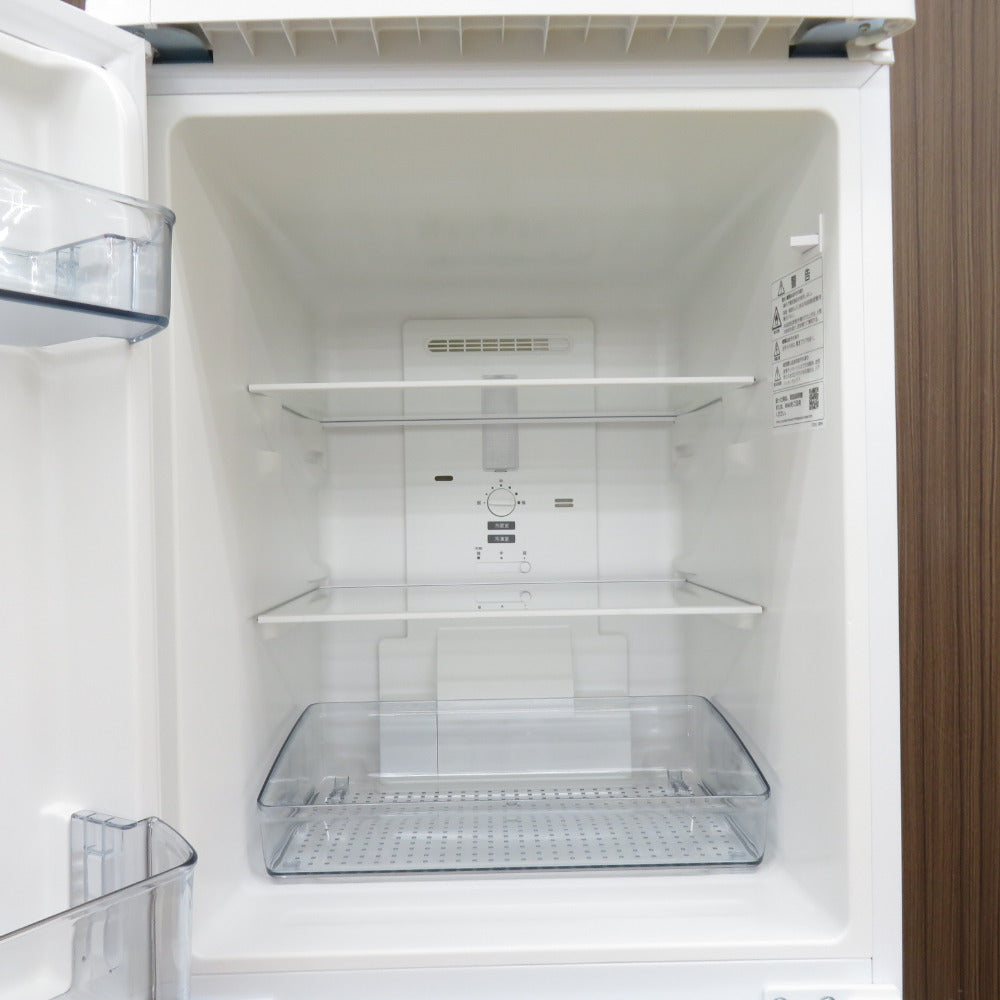 SHARP シャープ 冷蔵庫 152L 2ドア つけかえどっちもドア SJ-D15H-W ナチュラルホワイト 2022年製 一人暮らし 洗浄・除菌済み
