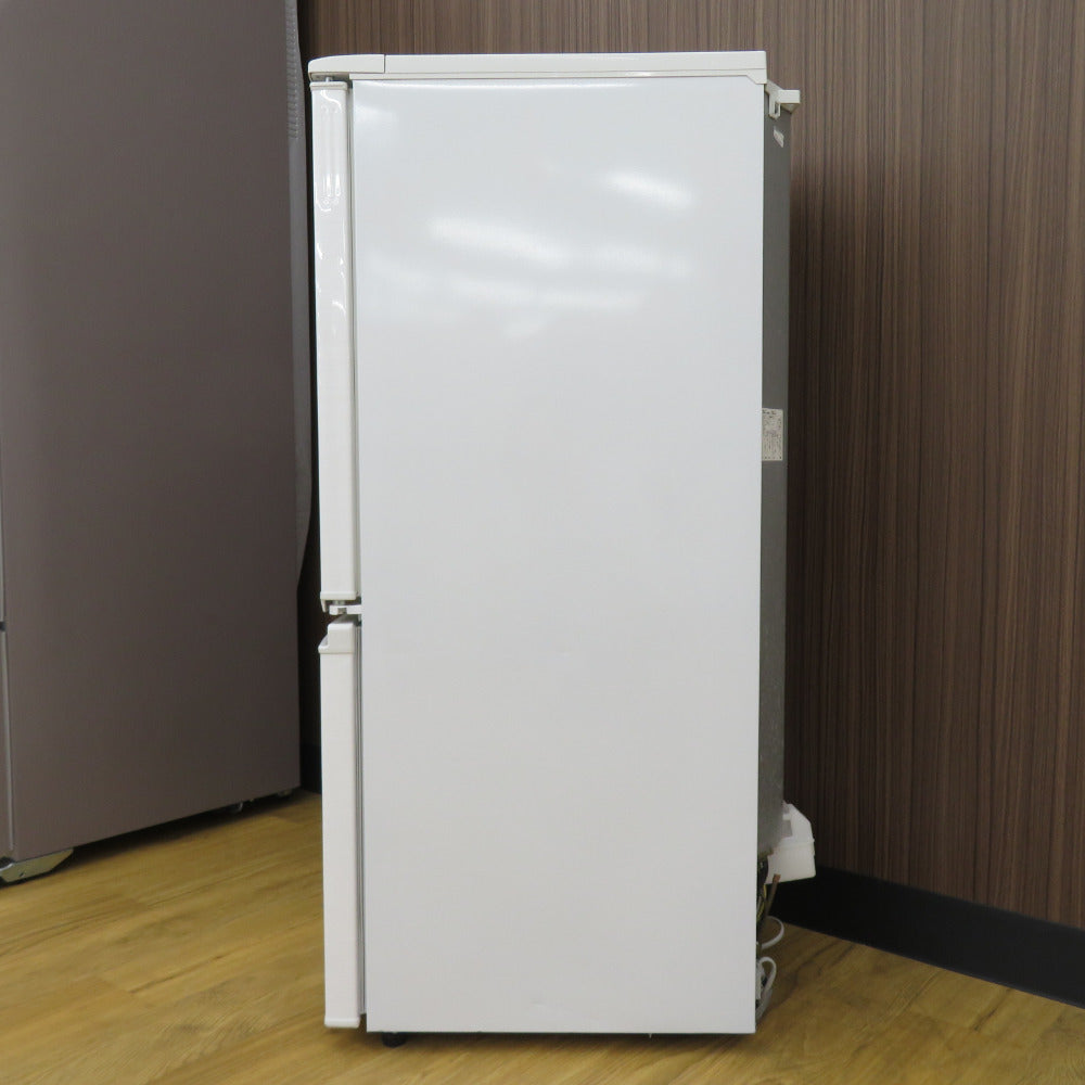 SHARP シャープ 冷蔵庫 137L 2ドア つけかえどっちもドア SJ-D14C-W 