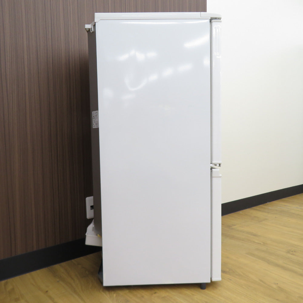 SHARP シャープ 冷蔵庫 137L 2ドア つけかえどっちもドア SJ-D14C-W 
