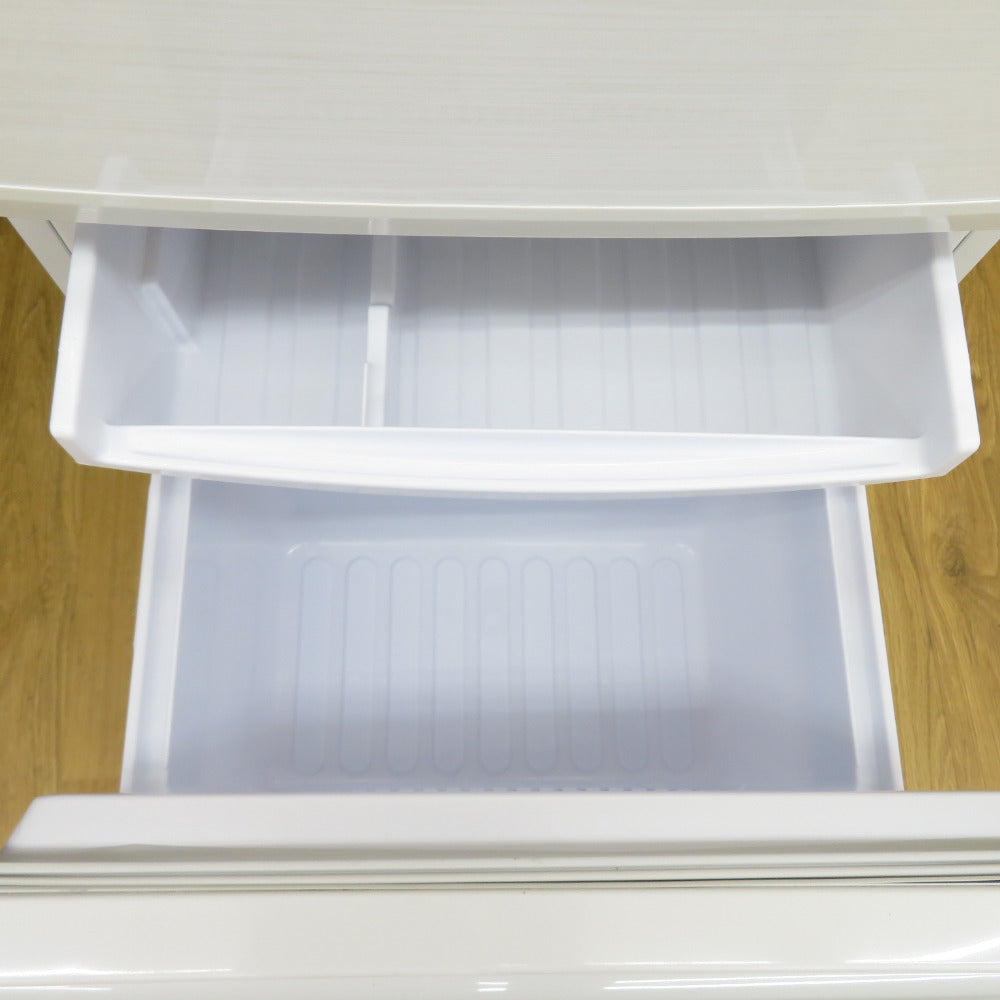 SHARP シャープ 冷蔵庫 137L 2ドア つけかえどっちもドア SJ-D14C-W 