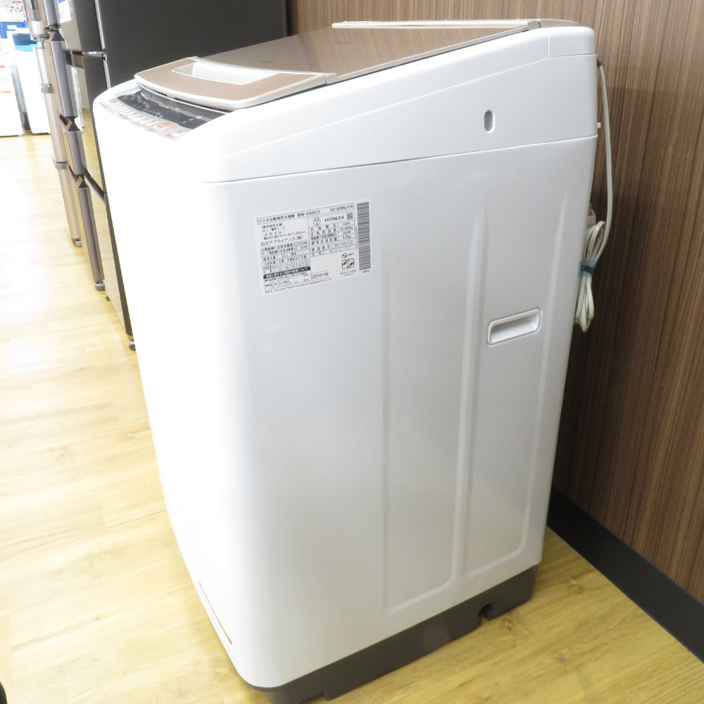 HITACHI 日立 洗濯機 全自動洗濯機 8.0kg ビートウォッシュ BW-V80C シャンパン 2019年製 送風・簡易乾燥付き 洗浄・除菌済  ｜コンプオフ プラス – コンプオフプラス 公式ショップ