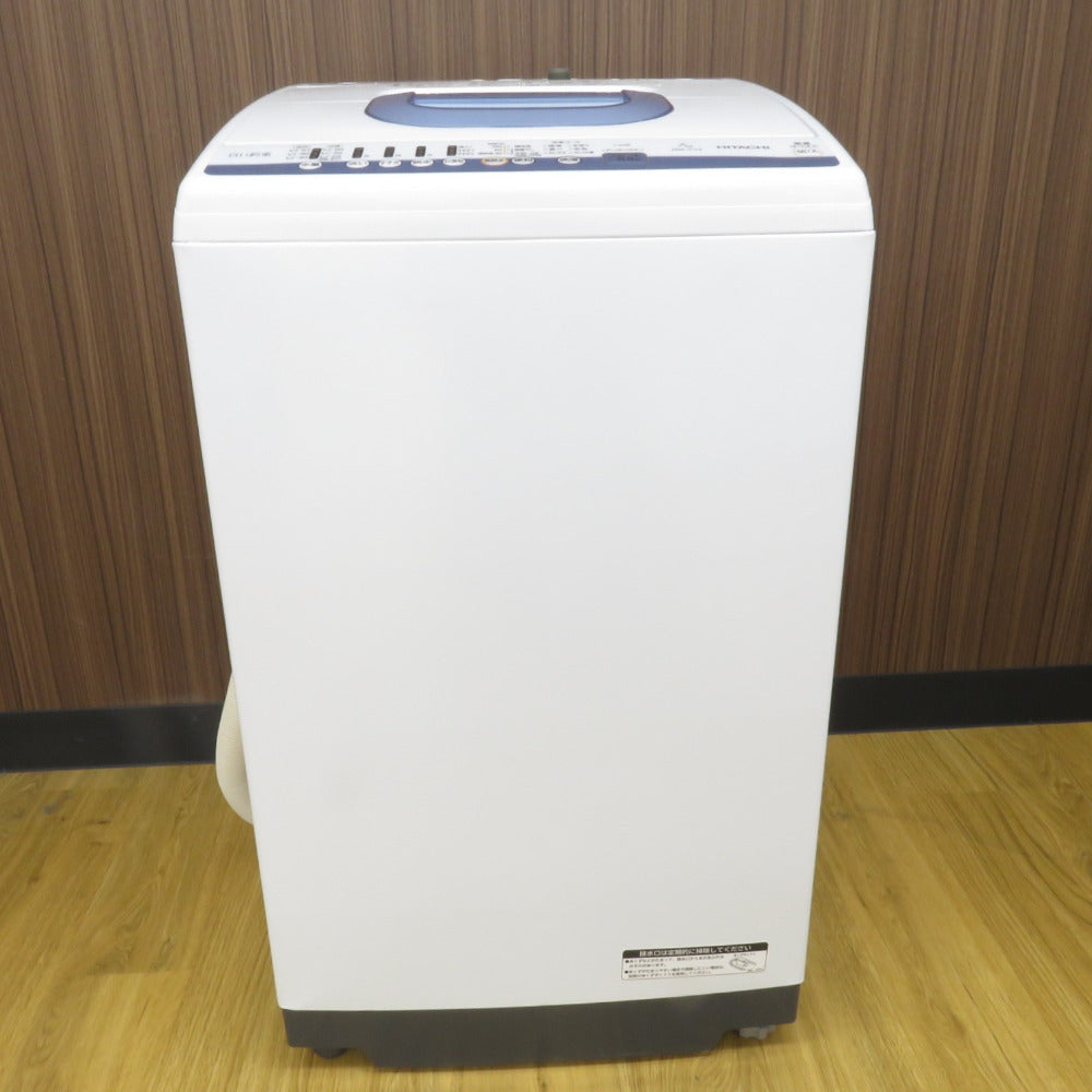 HITACHI 日立 全自動洗濯機 シャワー浸透洗浄 白い約束 ブルー 7.0kg 