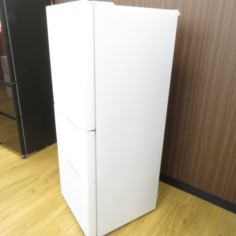 TOSHIBA 東芝 冷蔵庫 330L 3ドア VEGETA GR-M33SXV(EW) 2018年製 