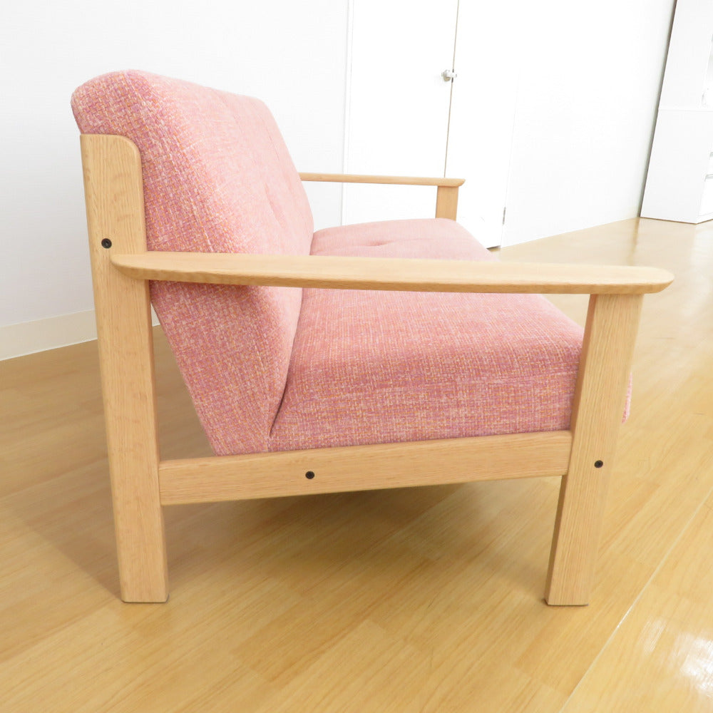 カリモク家具 ソファ karimoku Chitano チターノ W13103 3Pソファ オーク材 ウッドフレーム シンプル 3人掛け 長椅子