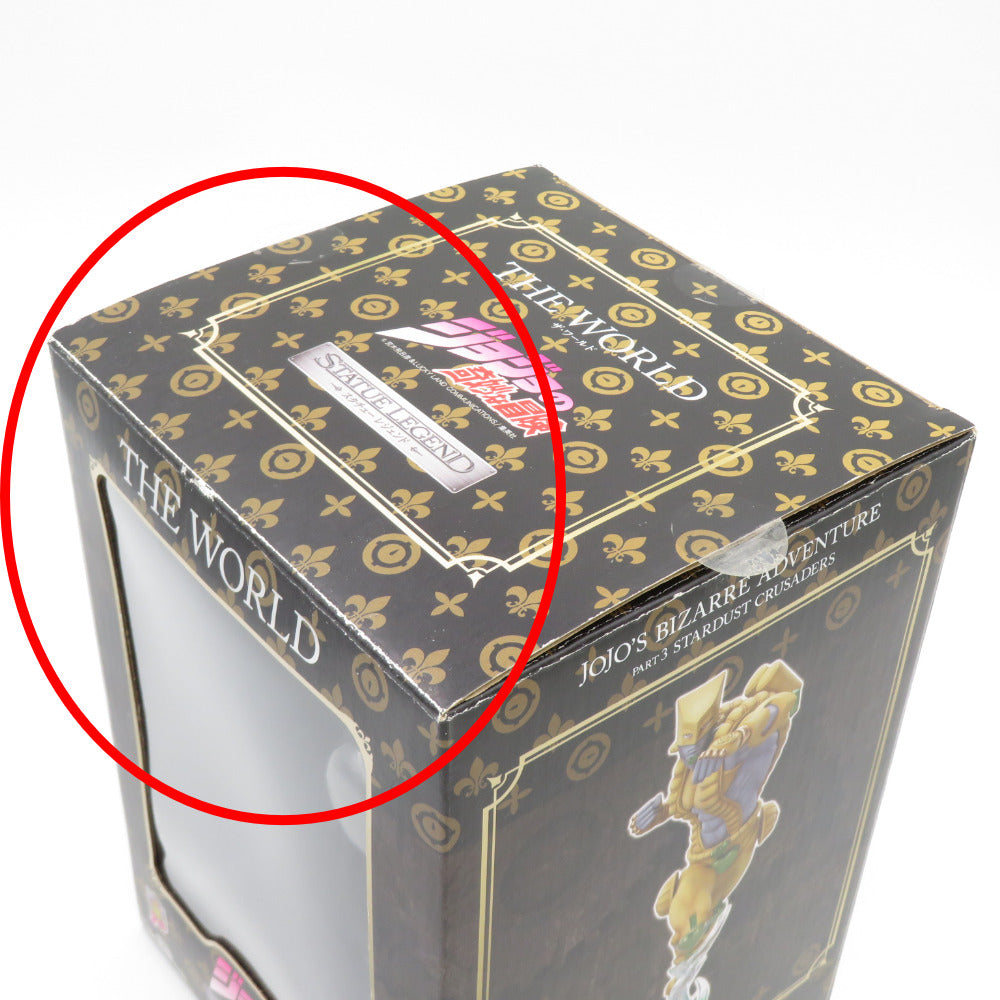スタチューレジェンド ジョジョの奇妙な冒険 第三部 22.ザ・ワールド ディ・モールト ベネ 箱イタミあり メディコスエンタテインメント フィギュア