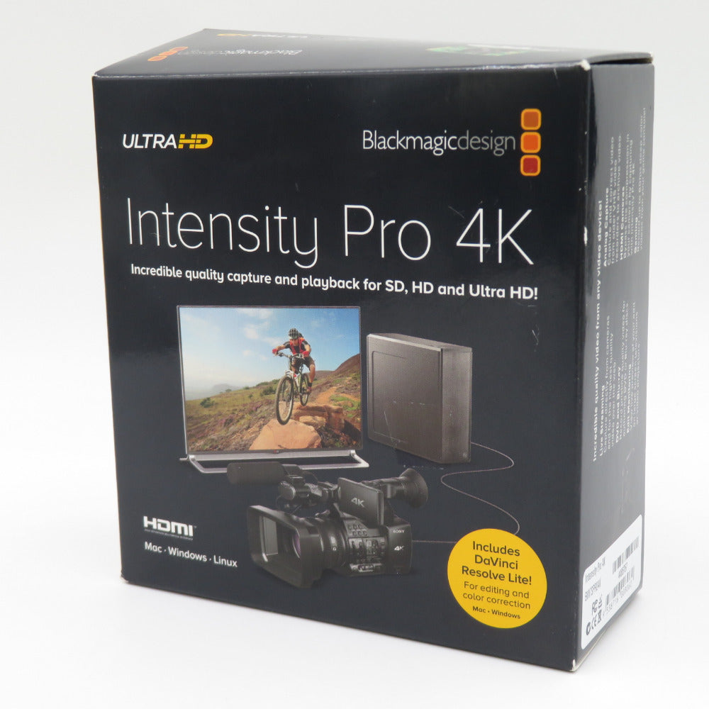 Blackmagic Design (ブラックマジックデザイン) PC周辺機器 Intensity Pro 4K 4K対応ビデオキャプチャカード BM-BINTSPRO4K