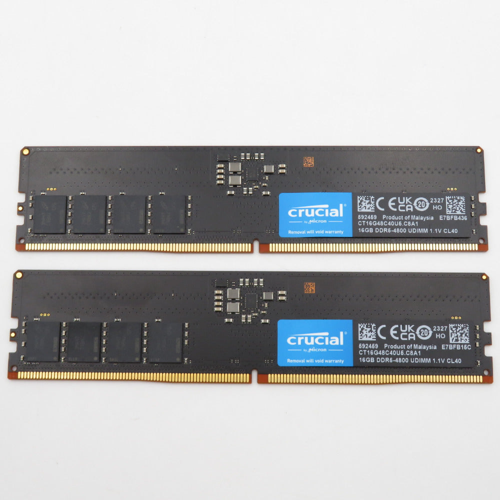 Crucial デスクトップPC用メモリ 16GB 2枚 DDR5-4800 UDIMM CT16G48C4005