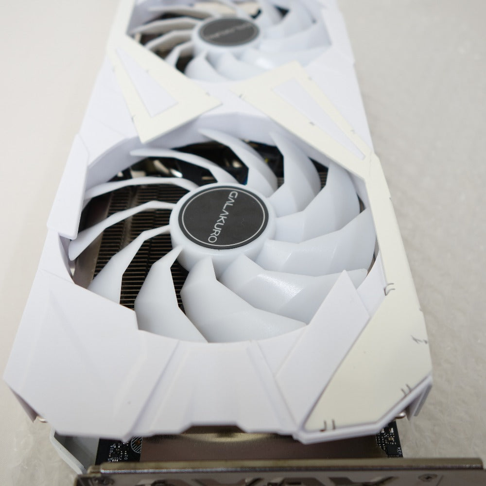 玄人志向 (クロウトシコウ) PC周辺機器 グラフィックボード RTX3060 TiEX White LHR PCI-E 8GB GDDR6 256Bit 美品