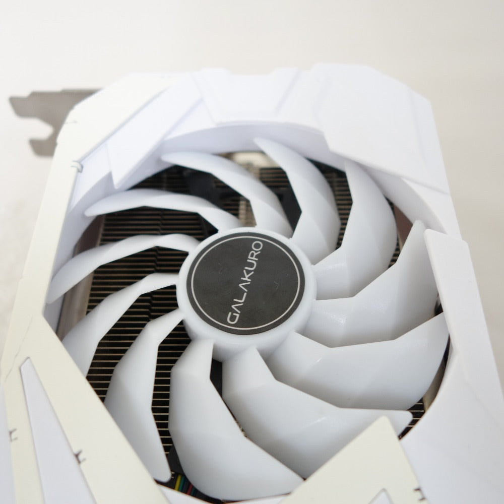 玄人志向 (クロウトシコウ) PC周辺機器 グラフィックボード RTX3060 TiEX White LHR PCI-E 8GB GDDR6 256Bit 美品