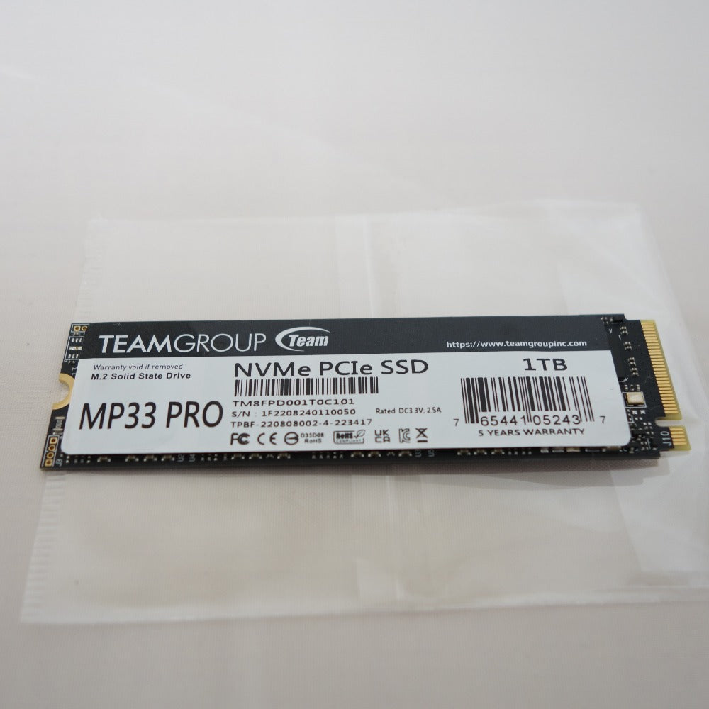 Team Group (チームグループ) PC周辺機器 M.2 SSD 1TB TM8FPD001T0C101
