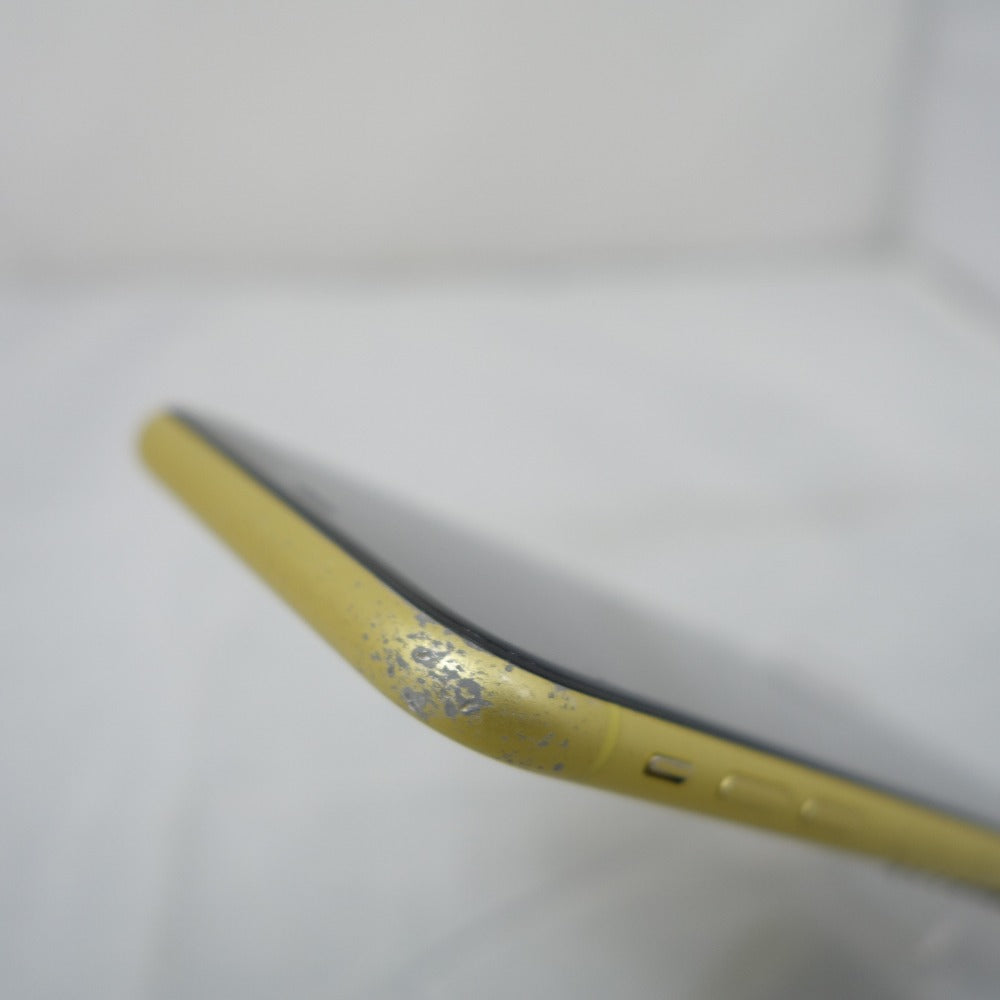 ジャンク品 [SIMフリー版] Apple iPhone 11 (アイフォン イレブン) 128GB イエロー SIMロックなし 状態難 MWM42J/A
