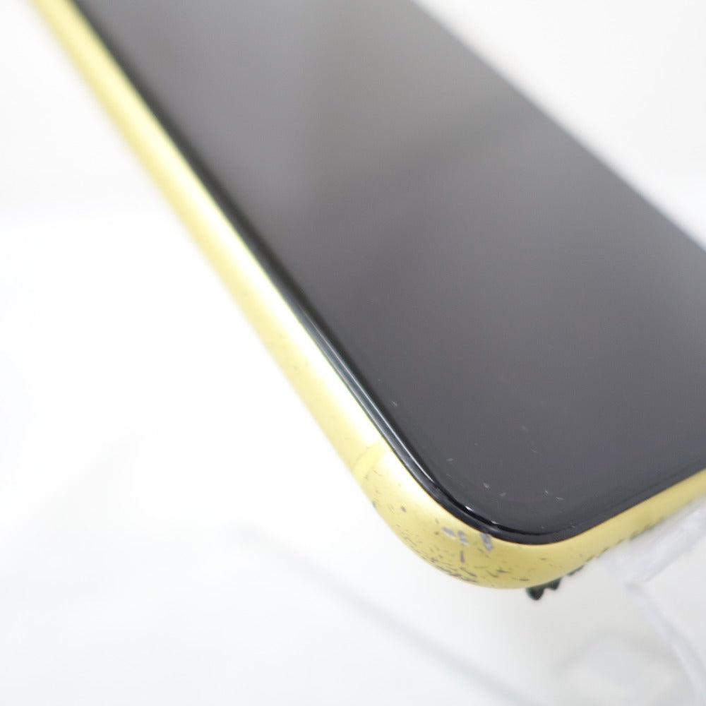ジャンク品 [SIMフリー版] Apple iPhone 11 (アイフォン イレブン) 128GB イエロー SIMロックなし 状態難 MWM42J/A