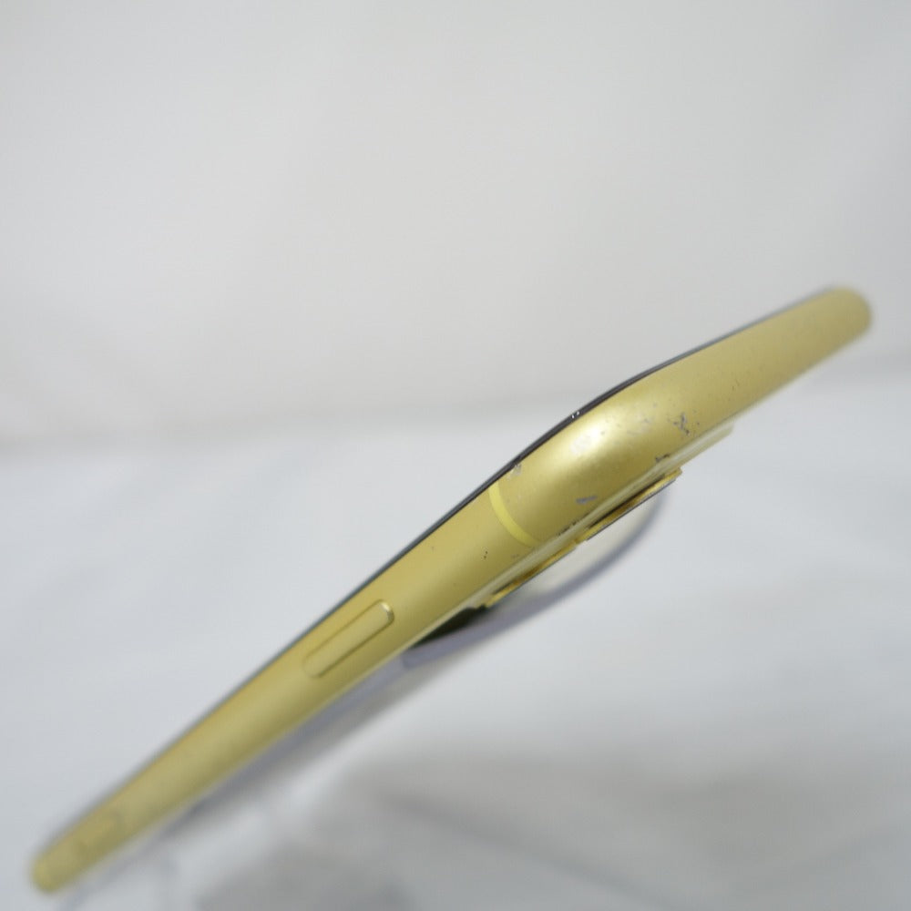 ジャンク品 [SIMフリー版] Apple iPhone 11 (アイフォン イレブン) 128GB イエロー SIMロックなし 状態難 MWM42J/A