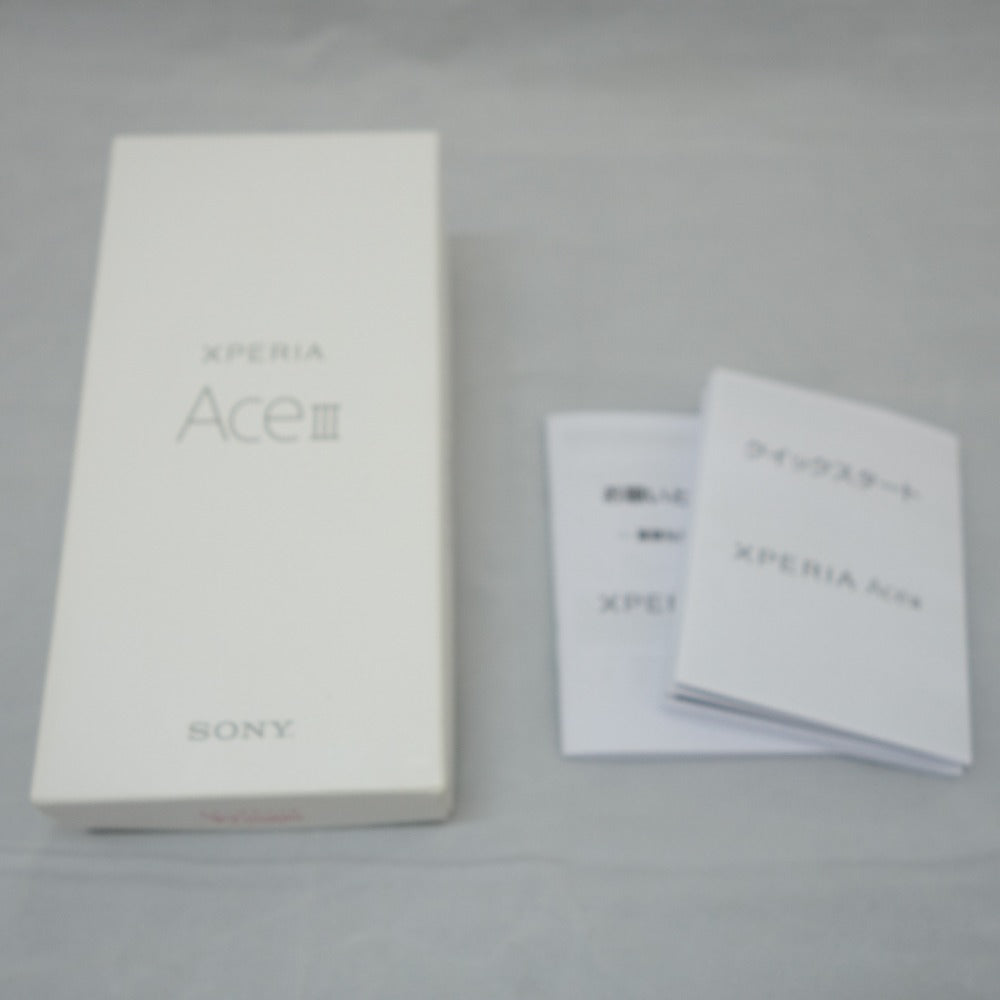 Ymobile版] SONY Xperia Ace (ソニー エクスペリアエース) Ⅲ ブラック