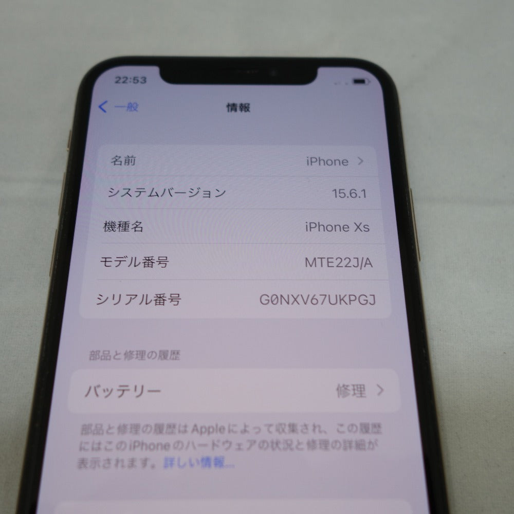 ジャンク品 [SIMフリー版] Apple iPhone XS (アイフォン テンエス