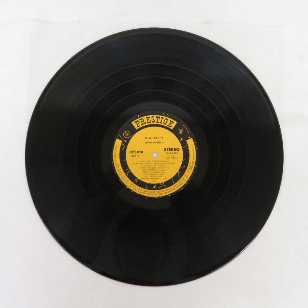 ケニー・ドーハム 静かなるケニー レコード LP盤 Kenny Dorham 帯付き SMJ-6513 動作未確認