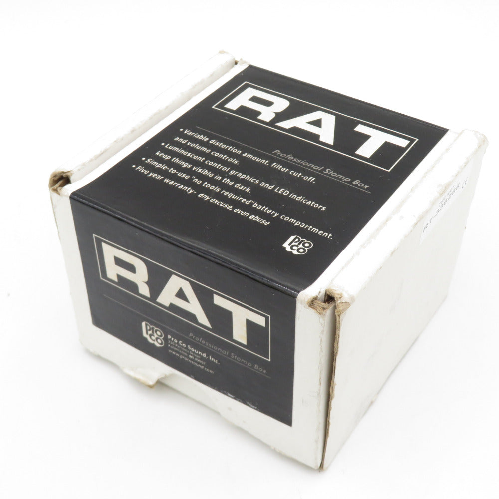 ProCo (プロコ) エフェクター RAT2 ディストーション バッテリースナップ外れあり ProCo (プロコ) エフェクター RAT2 ディストーション バッテリー