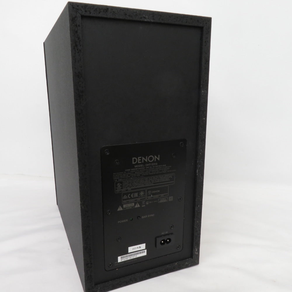 DENON デノン オーディオ機器 サウンドバー ホームシアターシステム DHT-S316 Bluetooth対応 美品