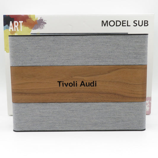 Tivoli Audio (チボリ・オーディオ) サブウーファースピーカー MODEL SUB Wi-Fi対応 ウォールナット/グレー ARTSUB-1815-JP