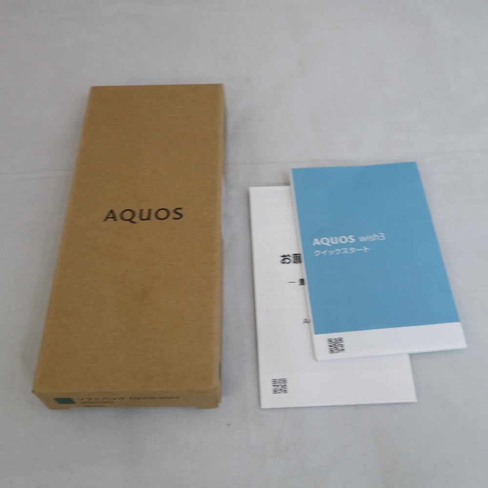 ショッピング安い AQUOS wish3 A302SH グリーン - スマートフォン