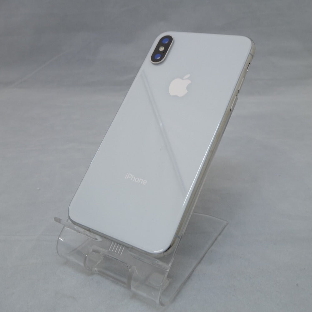 au版] Apple iPhone X (アイフォン テン) 256GB シルバー 利用制限〇 