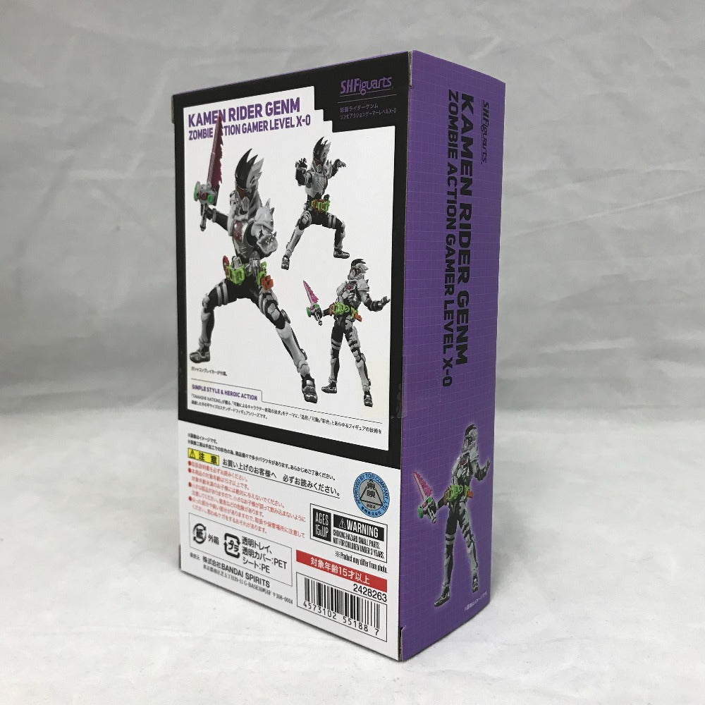 S.H.Figuarts 仮面ライダーゲンム ゾンビアクションゲーマーレベルX-0 仮面ライダーエグゼイド S.H.Figuarts エスエイチ フィギュアーツ フィギュア 未開封品