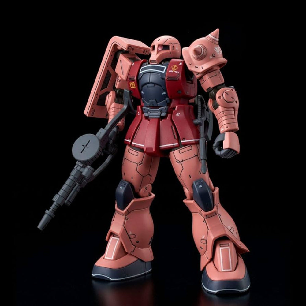 HG 機動戦士ガンダム MS-05S シャア専用ザクI (LIMITED MODEL) 1/144スケール 開封済み/未組み立て BANDAI SPIRITS プラモデル 美品