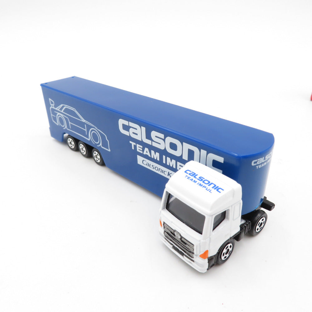 ロングタイプトミカ カルソニック チームインパル レーシングトランスポーター トイザらス限定 箱付き  TOMICA トミカ 模型 美品