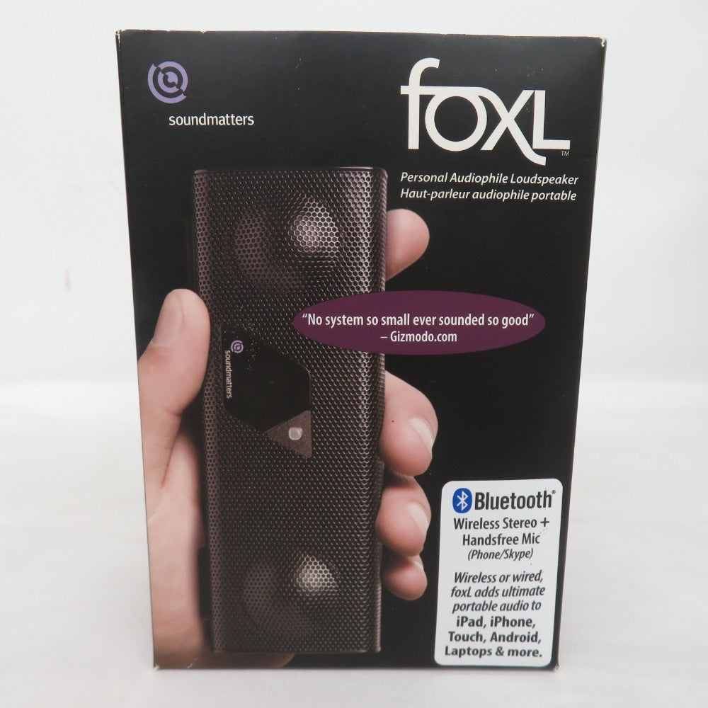 オーディオ機器 Soundmatters foxL V2 Platinum Edition Bluetoothスピーカー