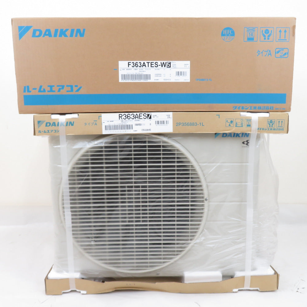 DAIKIN ダイキン ルームエアコン ホワイト 主に12畳用 Eシリーズ 単相100V 2023年モデル S363ATES-W