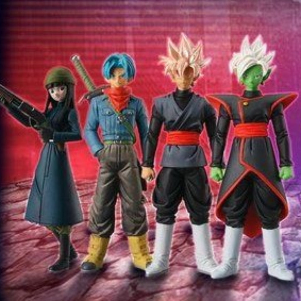 HG ドラゴンボール超 「未来」トランクス編 Aセット 完成品フィギュア 4体セット 輸送箱付き/内箱未開封 プレミアムバンダイ フィギュア 美品