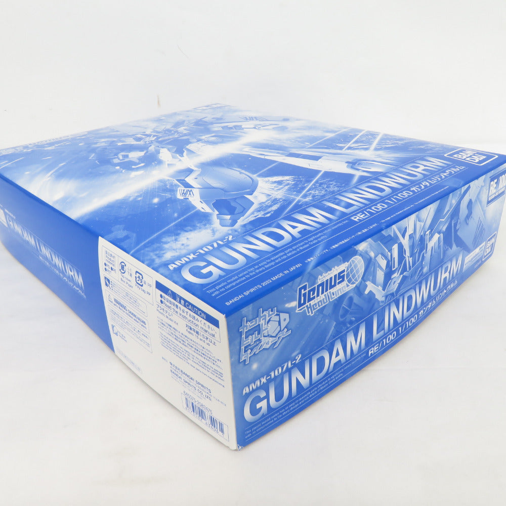 1/100 RE/100 ガンダムリントヴルム -ガンダムビルドダイバーズ Genius Head Line- 開封済み/未組み立て プレミアムバンダイ プラモデル 美品
