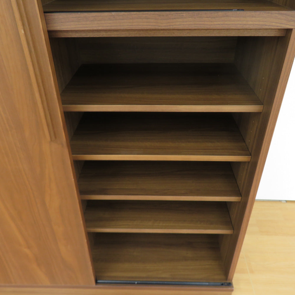 【送料込み】カリモク家具 食器棚 ウォールナット カリモク家具 キッチンボード ダイニングボード 収納棚 食器棚