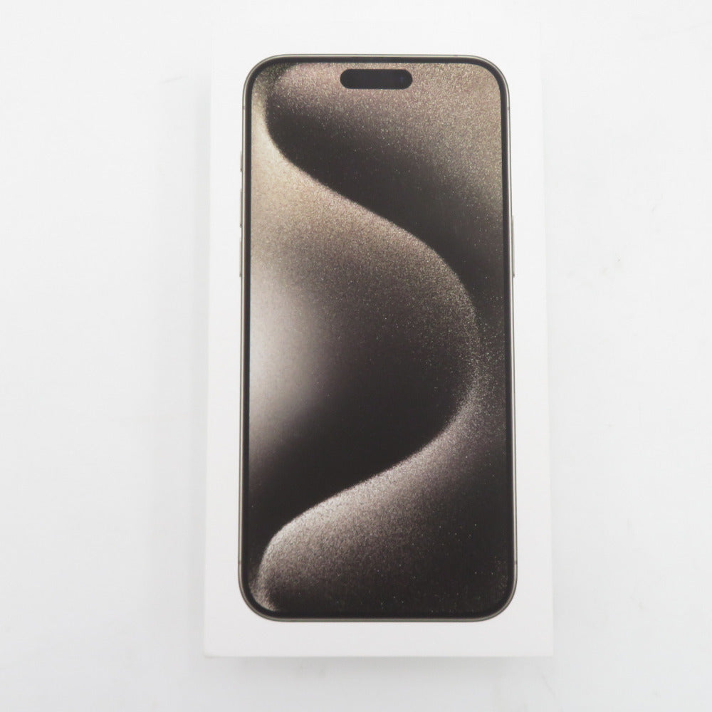 Apple iPhone 15 Pro Max 256GB MU6R3J/A ナチュラルチタニウム SIMフリー 未開封品