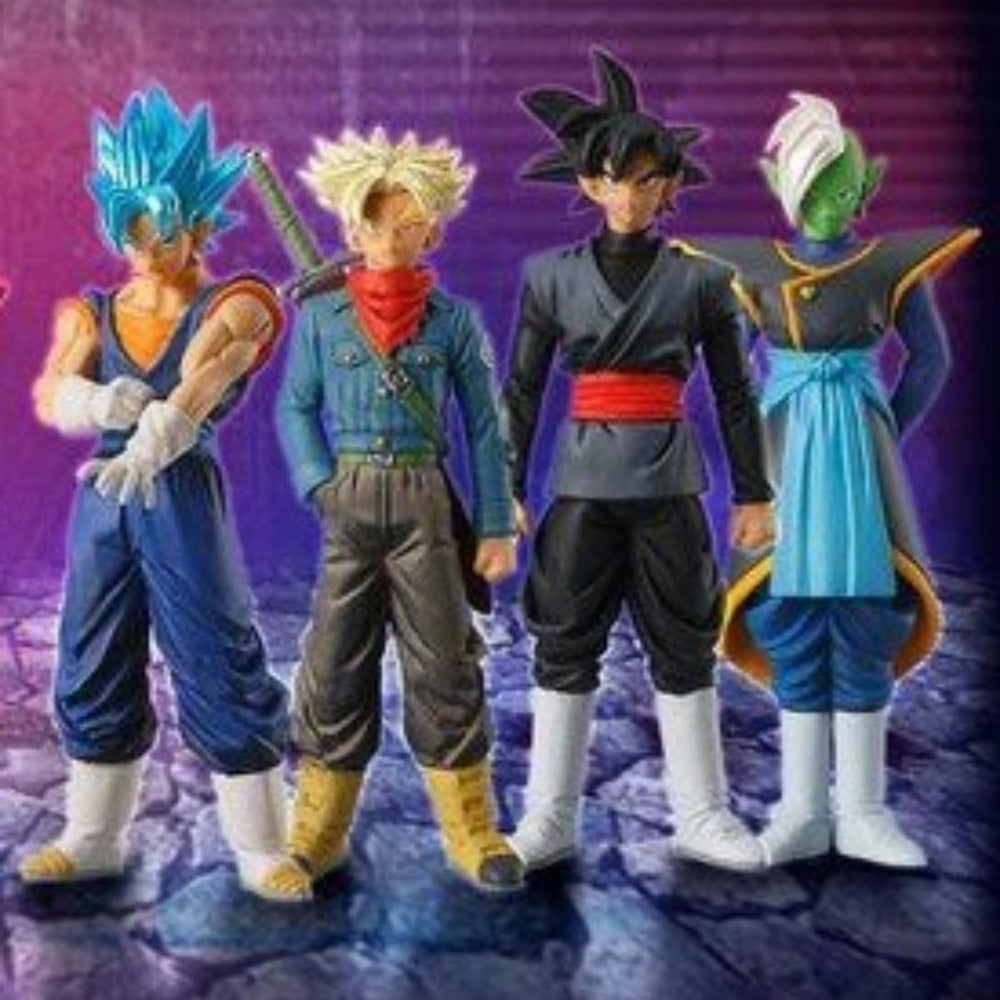 HG ドラゴンボール超 「未来」トランクス編 Bセット 完成品フィギュア 4体セット 輸送箱付き/内箱未開封 プレミアムバンダイ フィギュア 美品