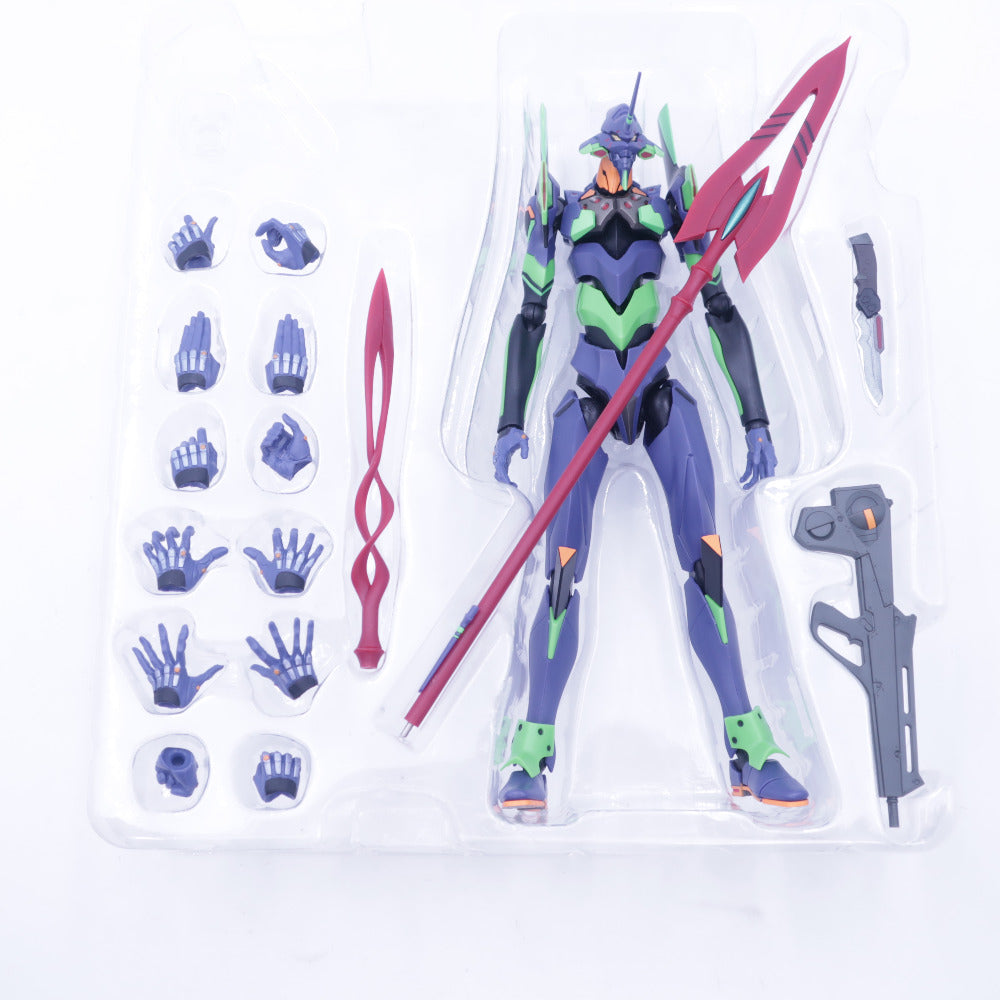 ROBOT魂 ＜SIDE EVA＞ エヴァンゲリオン初号機＋カシウスの槍(リニューアルカラーエディション) 開封品 外箱イタミあり ロボット魂 ロボットダマシイ フィギュア