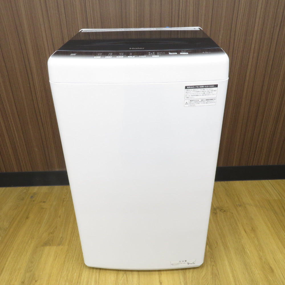 Haier ハイアール 全自動電気洗濯機 JW-U45HK 4.5kg 2022年製 ブラック 