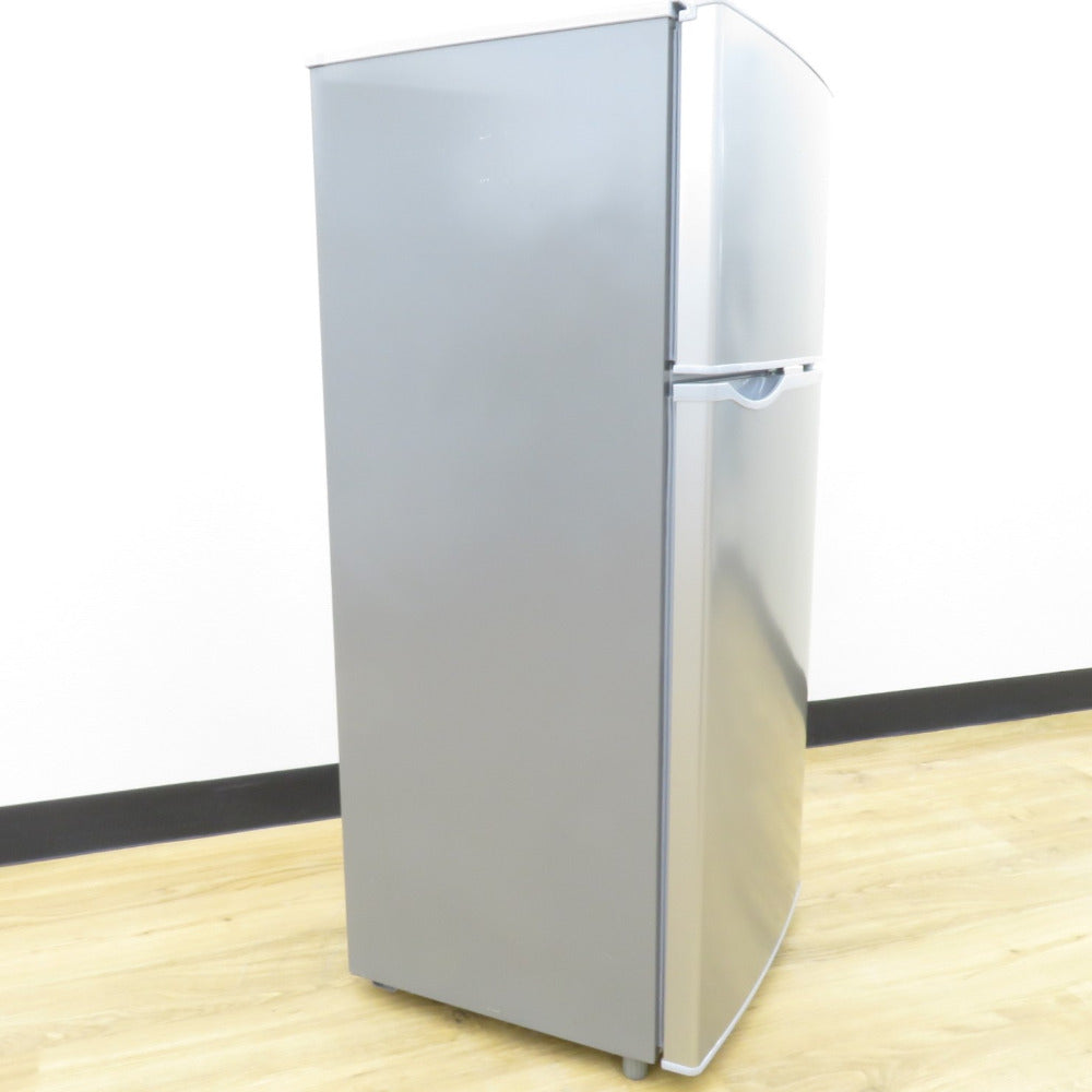SHARP シャープ 冷蔵庫 128L 2ドア SJ-H13E-S キーワードシルバー 2022年製 一人暮らし 洗浄・除菌済み