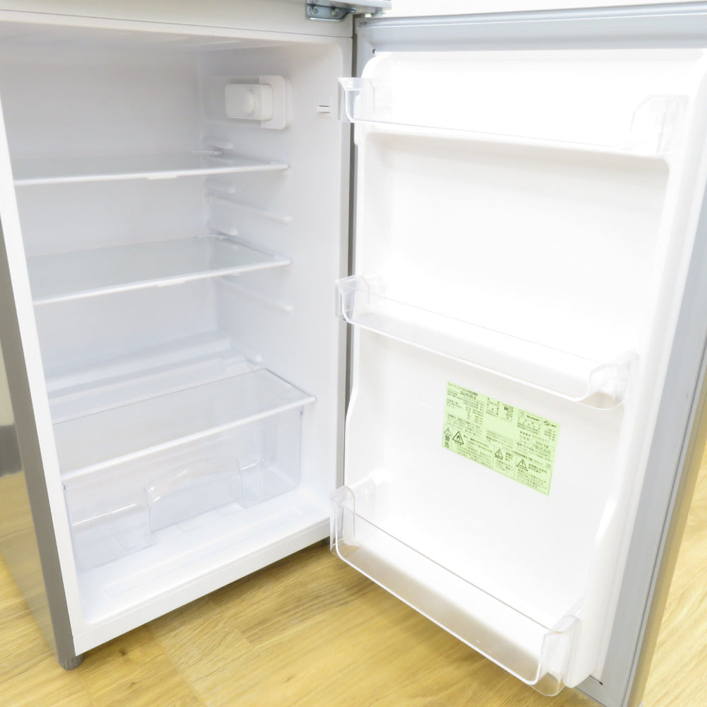 SHARP シャープ 冷蔵庫 128L 2ドア SJ-H13E-S キーワードシルバー 2022年製 一人暮らし 洗浄・除菌済み