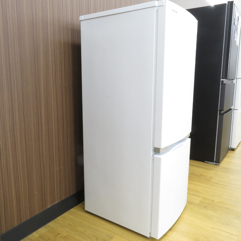 TOSHIBA 東芝 冷蔵庫 153L 2ドア GR-R15BS セミマットホワイト 2020年製 一人暮らし 洗浄・除菌済み