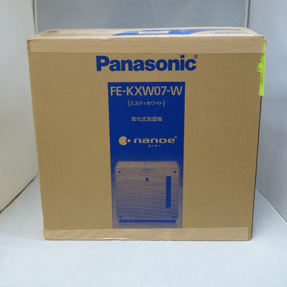 Panasonic (パナソニック) 加湿器 ヒーターレス気化式加湿機 ミスティホワイト ナノイー搭載 FE-KXW07-W 未使用品