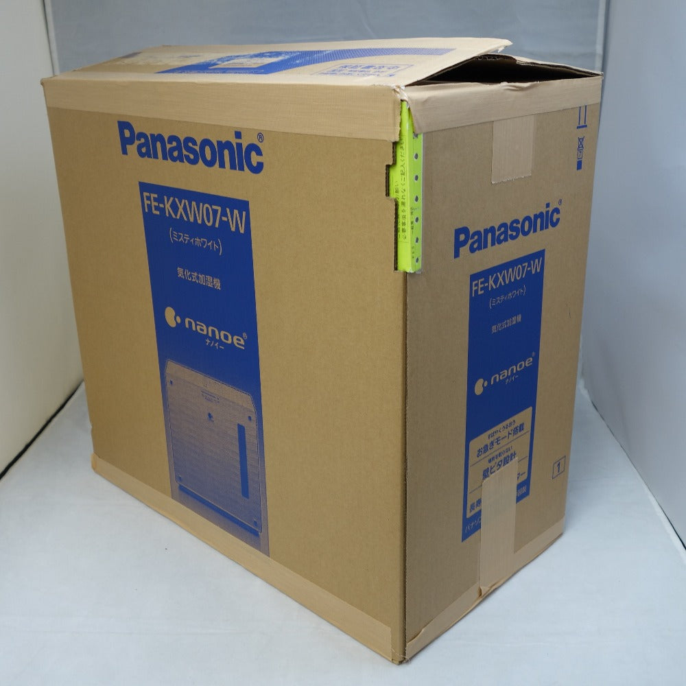 Panasonic (パナソニック) 加湿器 ヒーターレス気化式加湿機 ミスティホワイト ナノイー搭載 FE-KXW07-W 未使用品