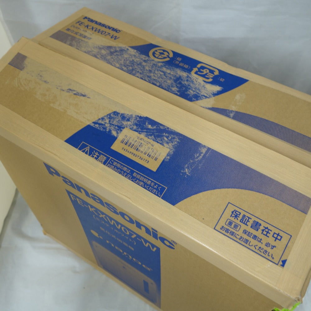 Panasonic (パナソニック) 加湿器 ヒーターレス気化式加湿機 ミスティホワイト ナノイー搭載 FE-KXW07-W 未使用品